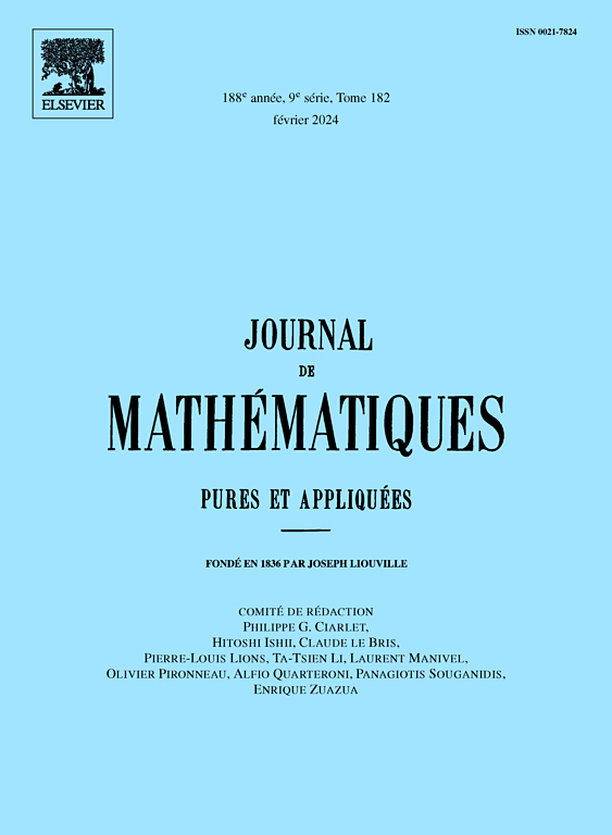 Go to journal home page - Journal de Mathématiques Pures et Appliquées
